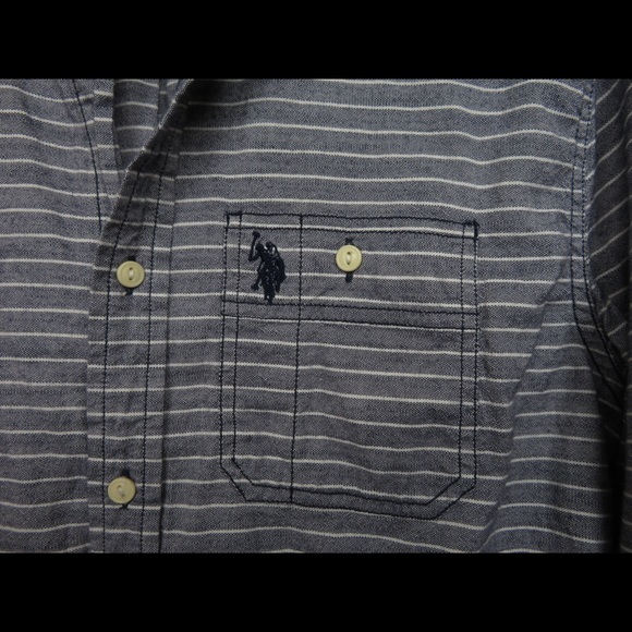 U.S. Polo Assn. Men’s M Denim Button Down shirt - Picture 6 of 8
